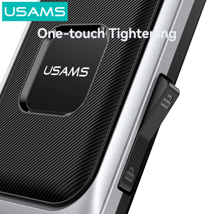 USAMS βάση ποδηλάτου για smartphone ZJ082, μαύρη