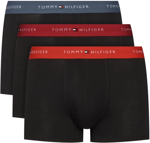 Ανδρικό boxer Tommy Hilfiger - Μαύρο Βαμβακερό - Logo - 3 pack