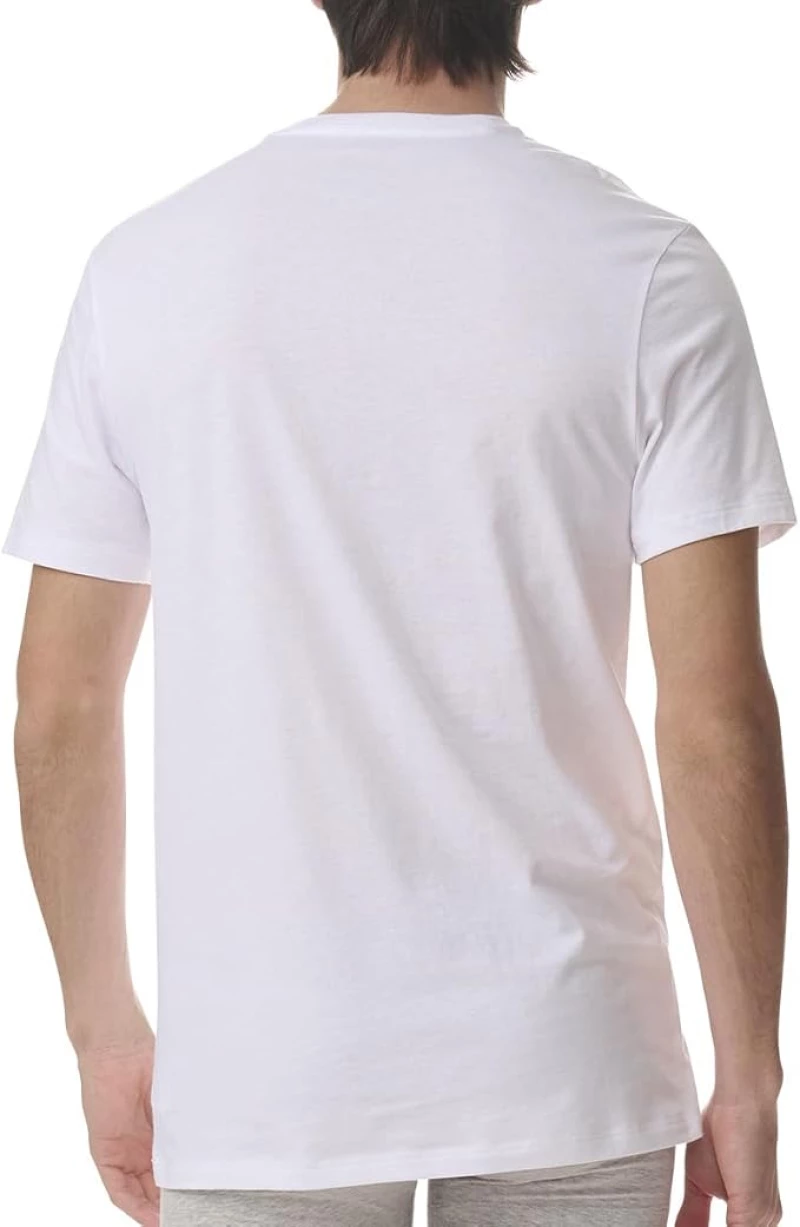 Ανδρικό T-shirt Adidas - Λευκό - Logo - 3 pack - Regular Fit - Cotton - V-Neck