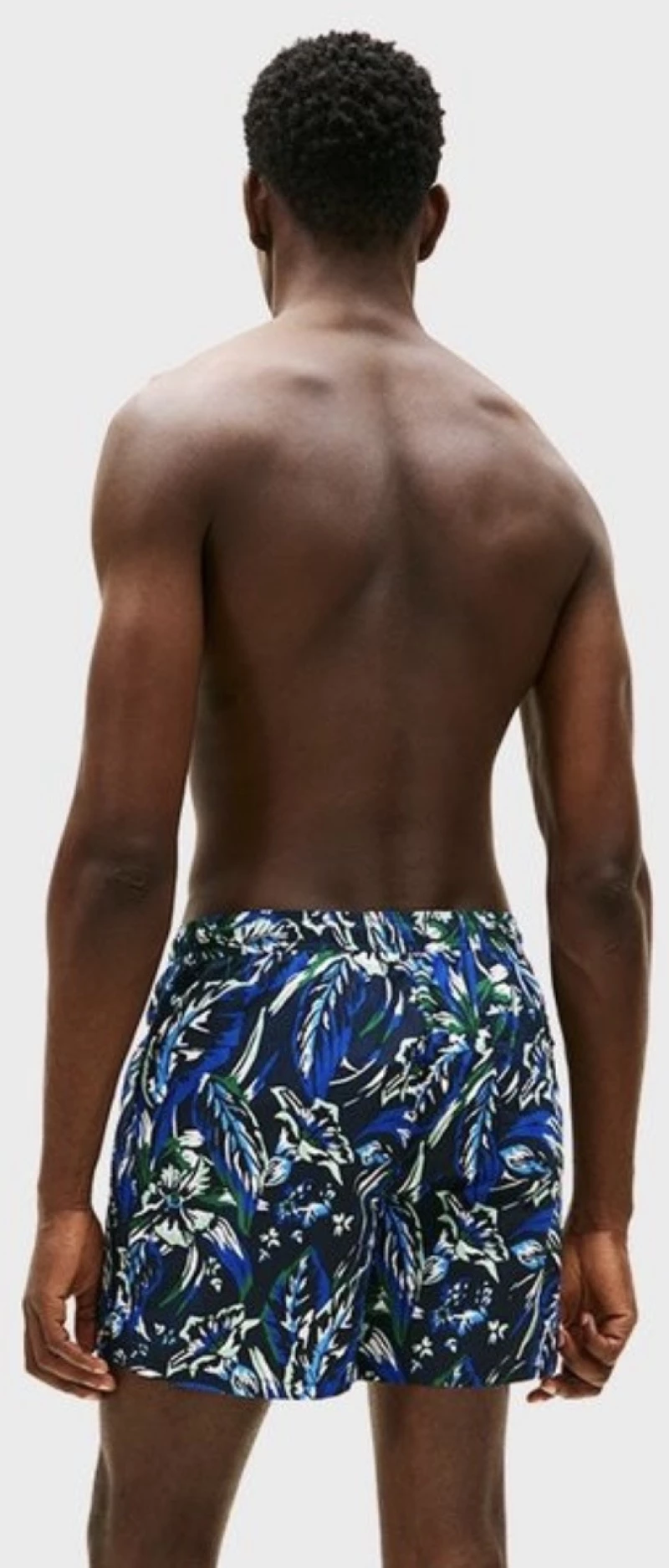 Ανδρικό Μαγιό Tommy Hilfiger - Μπλέ Floral - Βερμούδα με τσέπες - Polyester - Regular Fit