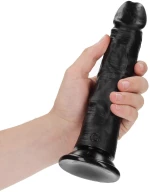 RealRock Ρεαλιστικό Dildo με Βεντούζα Μαύρο 20.5cm