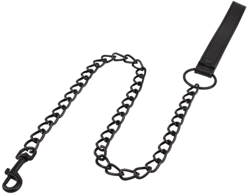 BDSM Αξεσουάρ Δερμάτινο Fetish Περιλαίμιο Μαύρο