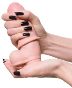 Ρεαλιστικό Dildo με Όρχεις και Βεντούζα Flesh 17cm
