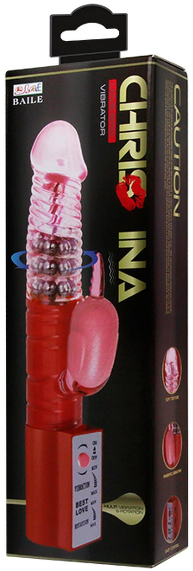 Baile Δονητής Rabbit 24cm Ροζ