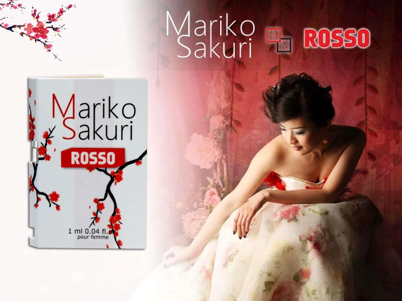Aurora Mariko Sakuri Rosso Άρωμα με Φερομόνες για Γυναίκες 1ml