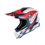 Acerbis Airstrike-X Fiberglass White/Blue/Red