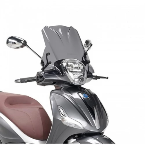 Givi Ζελατίνα Piaggio Beverly 125ie-300ie 10-18/350 Sport Touring 12-18 Smoke