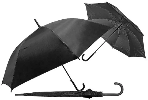 Ομπρέλα Μπαστούνι ø98cm (Μαύρο) (OEM)