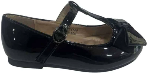 Touiti δερμάτινες μπαλαρίνες L54148 Black