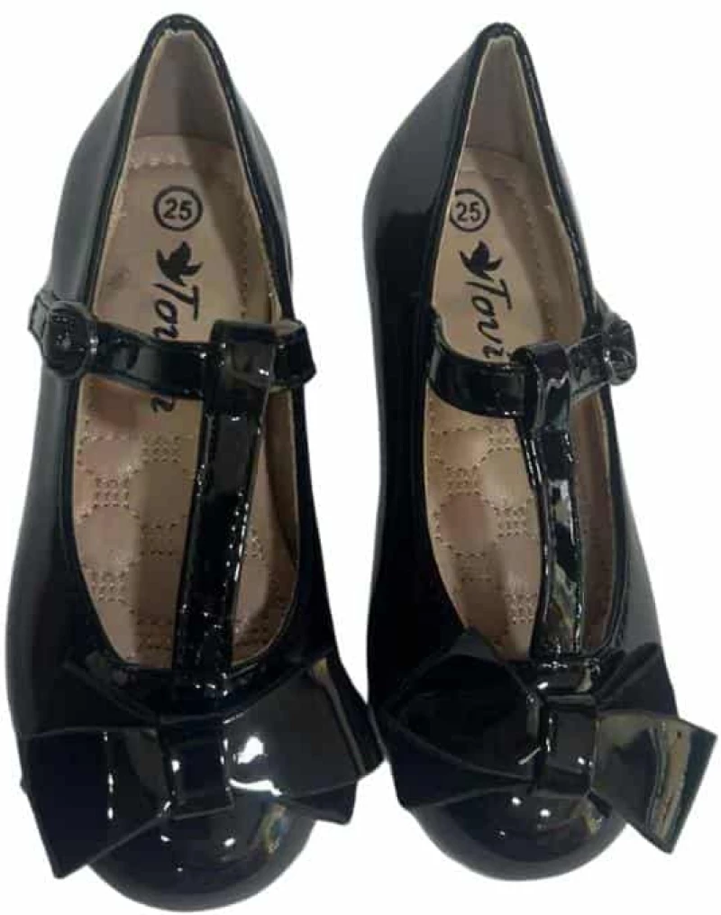 Touiti δερμάτινες μπαλαρίνες L54148 Black