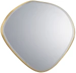 Καθρέπτης Mimo με πλαίσιο με φύλλο χρυσού 80x80cm Schuller 272250
