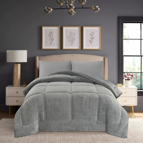 Κουβερτοπάπλωμα Napoli (Γκρι) 220x240cm Liolios Home 2766