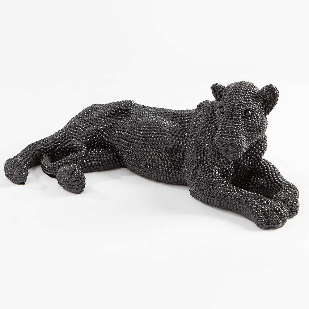 Λιοντάρι καθιστό μαύρο 64x22x32cm Schuller 946481