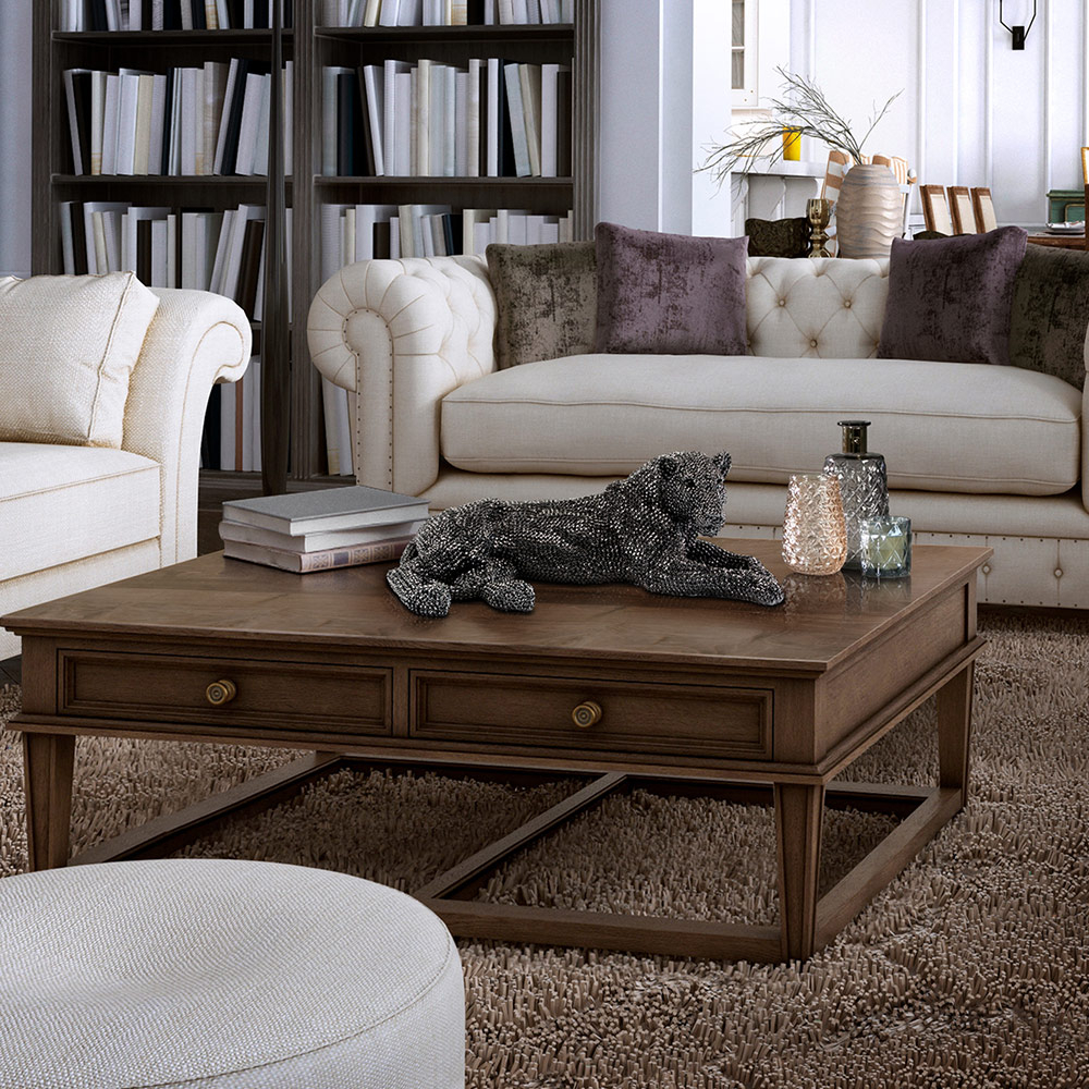 Λιοντάρι καθιστό μαύρο 64x22x32cm Schuller 946481