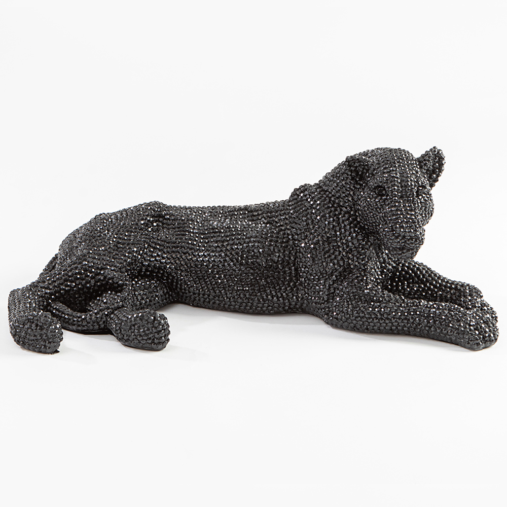 Λιοντάρι καθιστό μαύρο 64x22x32cm Schuller 946481