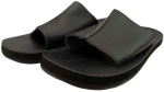 Παντόφλες δερμάτινες ανδρικές Reef Black