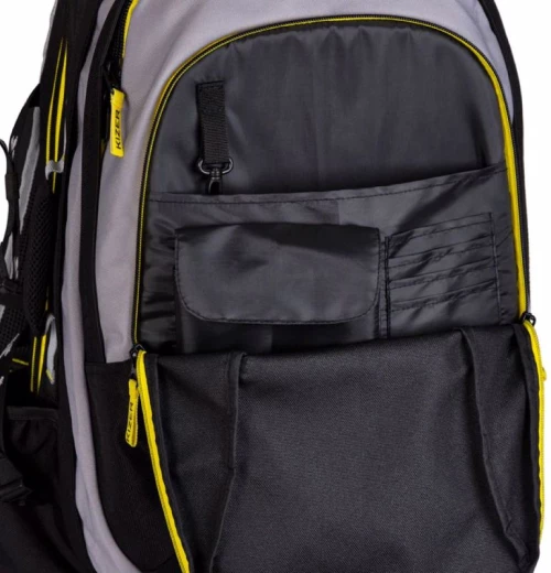 KIZER Kizer Bag Τσάντα - Μαύρο/Γκρι/Κίτρινο