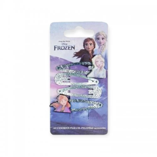 Παιδικό Κλιπ 4τμχ Frozen-Γαλάζιο