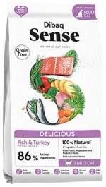 Dibaq Sense Cat Holistic Hypoallergenic Grain Free Delicious Fish    1.5kgr