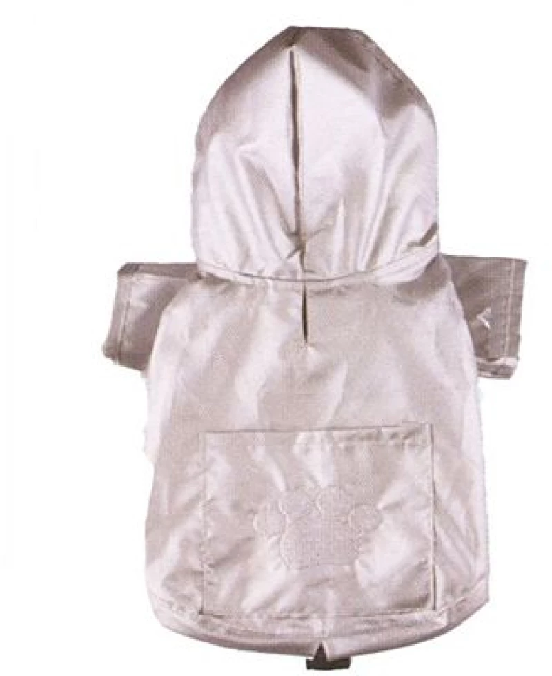 Doggy Dolly  Αδιάβροχο - Raincoat Silver medium Μικρό