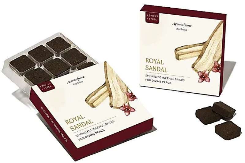 Αρωματικά Τουβλάκια Θυμιάματος Royal Sandal Incense Bricks 10τμχ