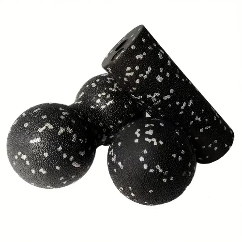 Σετ Foam Roller Κύλινδρος Ισορροπίας & Μπαλάκια Μασάζ (3 τμχ)