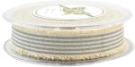 Κορδέλα 9μ. LONETA FRAYING STRIPES  40χιλ. - Γκρι