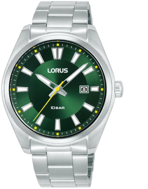 Lorus RH921SX9 Ανδρικό Ρολόι Μπαταρίας Πράσινο Καντράν