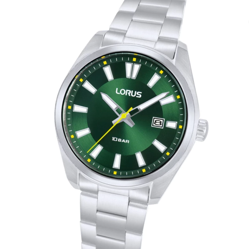 Lorus RH921SX9 Ανδρικό Ρολόι Μπαταρίας Πράσινο Καντράν