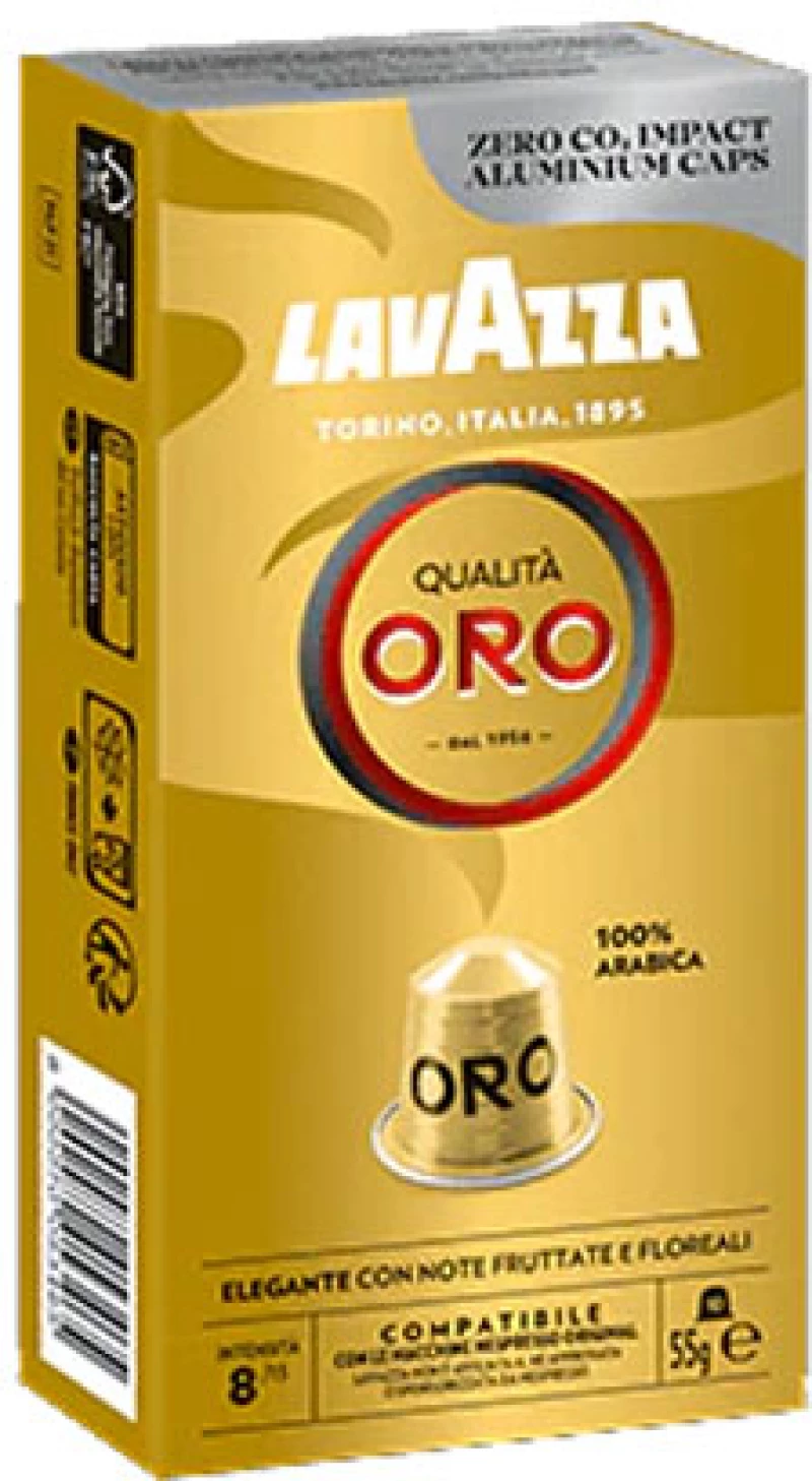 Lavazza Qualita Oro συμβατές κάψουλες Nespresso αλουμινίου - 10 τεμ.