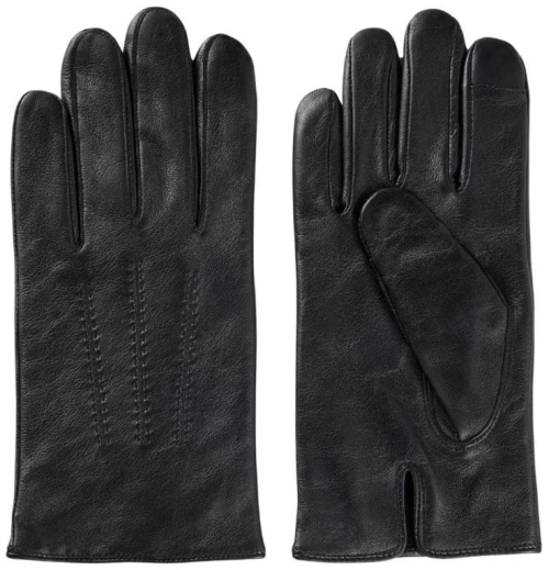 ΓΑΝΤΙΑ BOSS Hainz-ME από δέρμα αρνιού 3997-66234558, Χρώμα BLACK