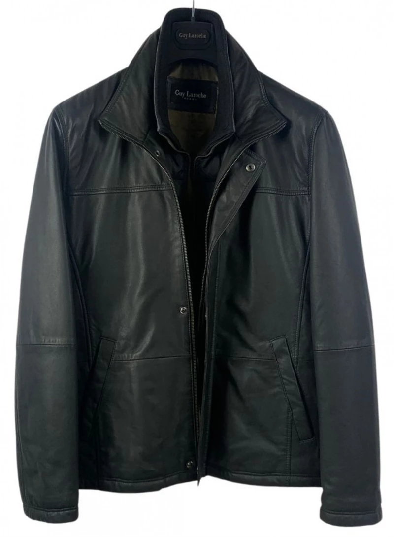 ΜΠΟΥΦΑΝ GUY LAROCHE ΑΠΟ ΔΕΡΜΑ 3487-66278885, Χρώμα BLACK