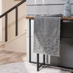 Τραβέρσα Charlotte 04 Grey Teoran 45X180 Βαμβάκι-Πολυέστερ