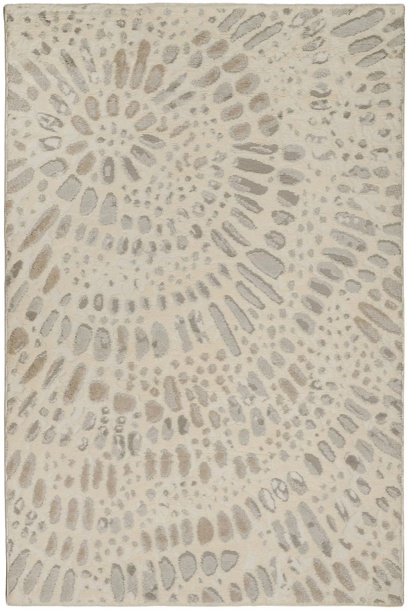 Χαλί Stormy 35001 W Beige Βιοκαρπέτ 133X190cm