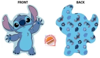 Μαξιλάρι Διακοσμητικό Παιδικό 3D (Με Γέμιση) Disney Home Stitch 680 20cm Sky Blue DimCol 20cm Velboa