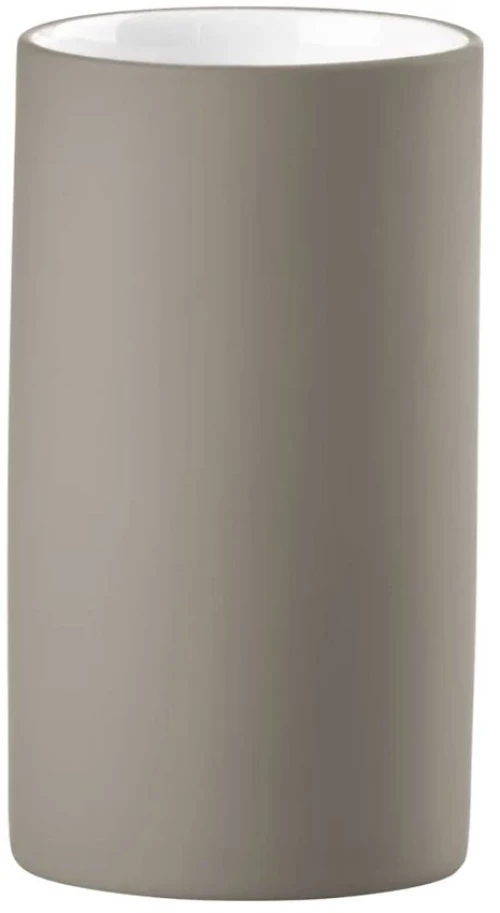 Ποτηροθήκη Πορσελάνινη Solo 34781 6x12,2cm Taupe Zone Denmark Πορσελάνη