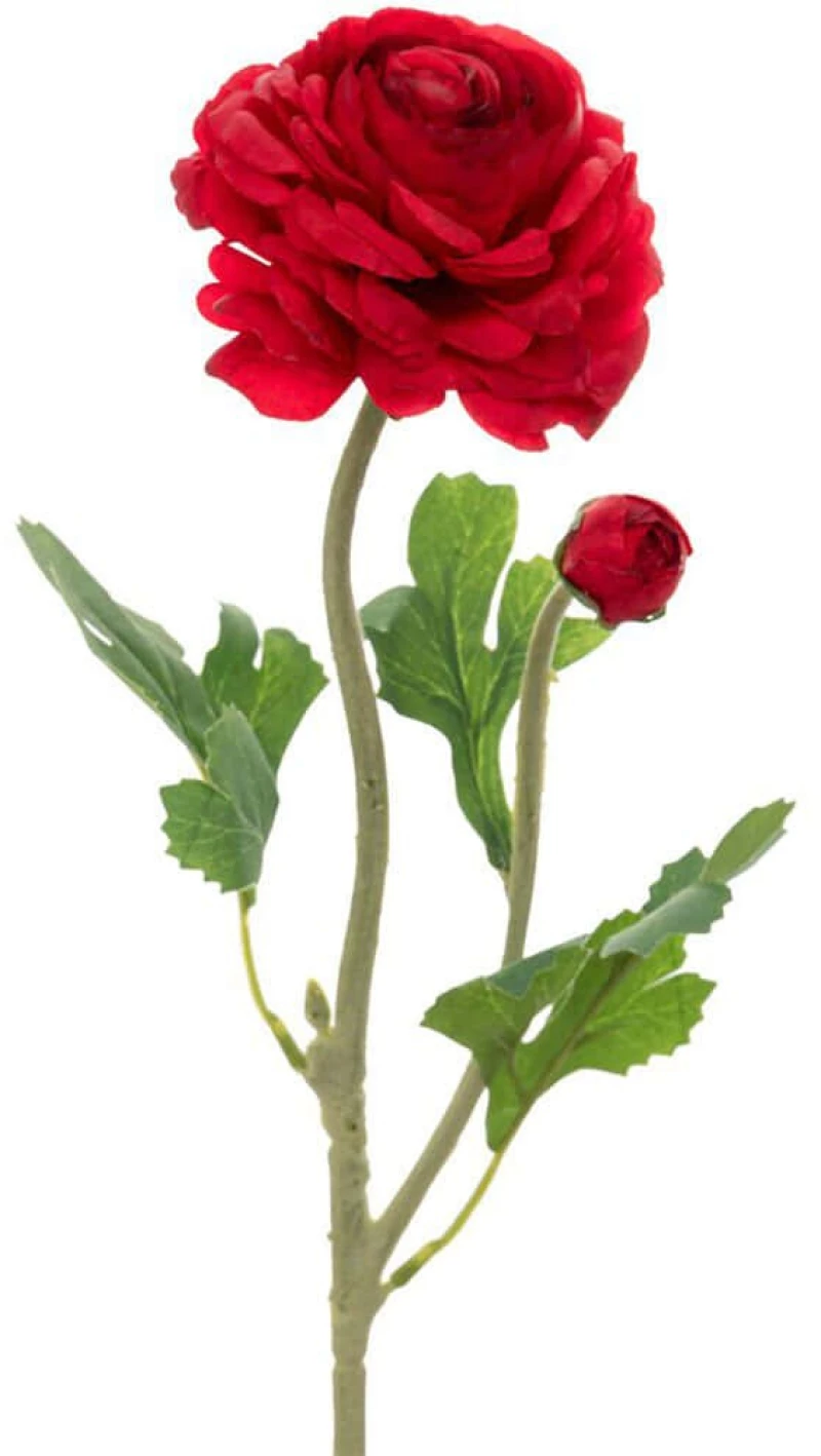 Διακοσμητικό Λουλούδι Τριαντάφυλλο 90204 60cm Red Συνθετικό Υλικό