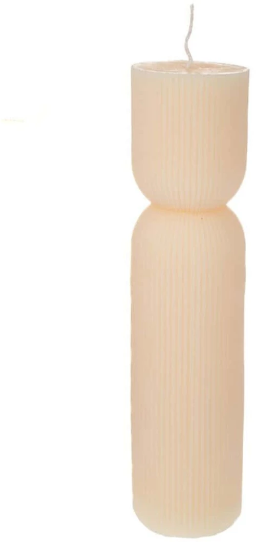 Αρωματικό Κερί Χειροποίητο 91606 Φ5x19,5cm Cream