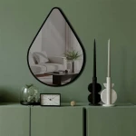 Καθρέπτης Τοίχου 587MRX1153 40x55cm Black-Smoke Wallity Plexiglass