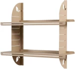 Ραφιέρα Τοίχου 274STL1112 70x60cm Taupe