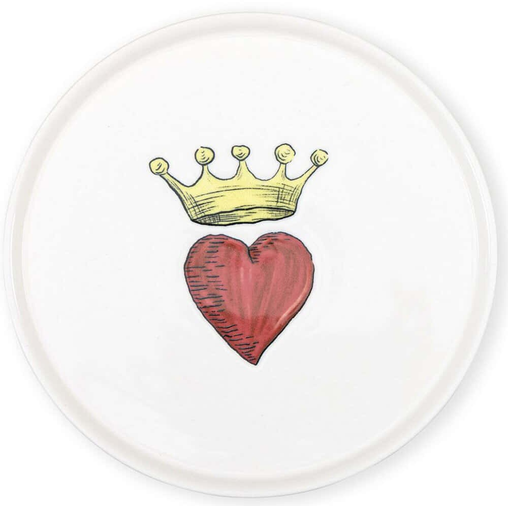 Πιάτο Γλυκού (Σετ 6Τμχ) 280TMA3361 19x19x1cm Multi Hermia Κεραμικό