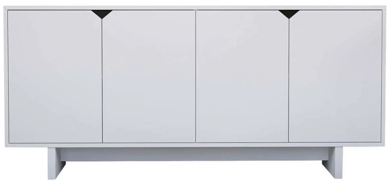 Μπουφές 360ALE1107 180x40x80,6cm White Μοριοσανίδα, Μελαμίνη