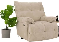 Πολυθρόνα Relax Soft Electric 752EST1514 100x80x105cm Cream