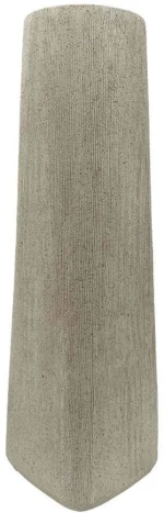 Βάζο Resina 034511 11,5x11,5x40cm Beige Πολυρεσίνη