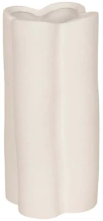 Βάζο Kera 034778 12x12x23cm White Κεραμικό
