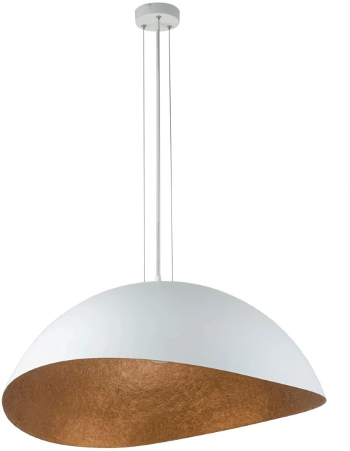 Φωτιστικό Οροφής Κρεμαστό Solaris L 40623 1xE27 15W Φ69x97cm White-Copper Sigma Lighting