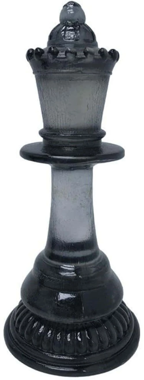 Διακοσμητικό Πιόνι Σκακιού Pionart 034453 12x12x26,2cm Black Πολυρεσίνη