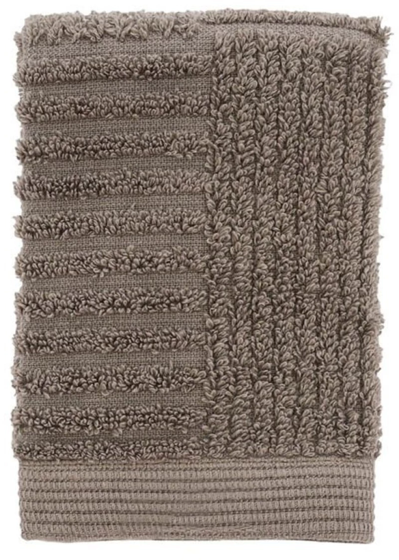Πετσέτα Classic 26448 Taupe Zone Denmark Λαβέτα 30x30cm 100% Βαμβάκι