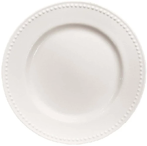 Πιάτο Φρούτου Purity Dots REL202K6 21x2cm White Espiel Πορσελάνη