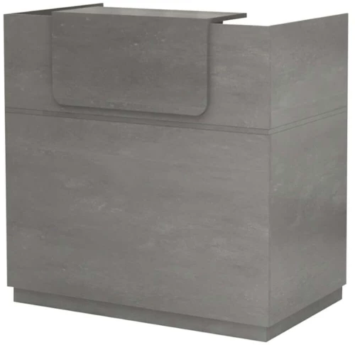 Γραφείο Reception Lemmon 0268356 120x70x110cm Grey